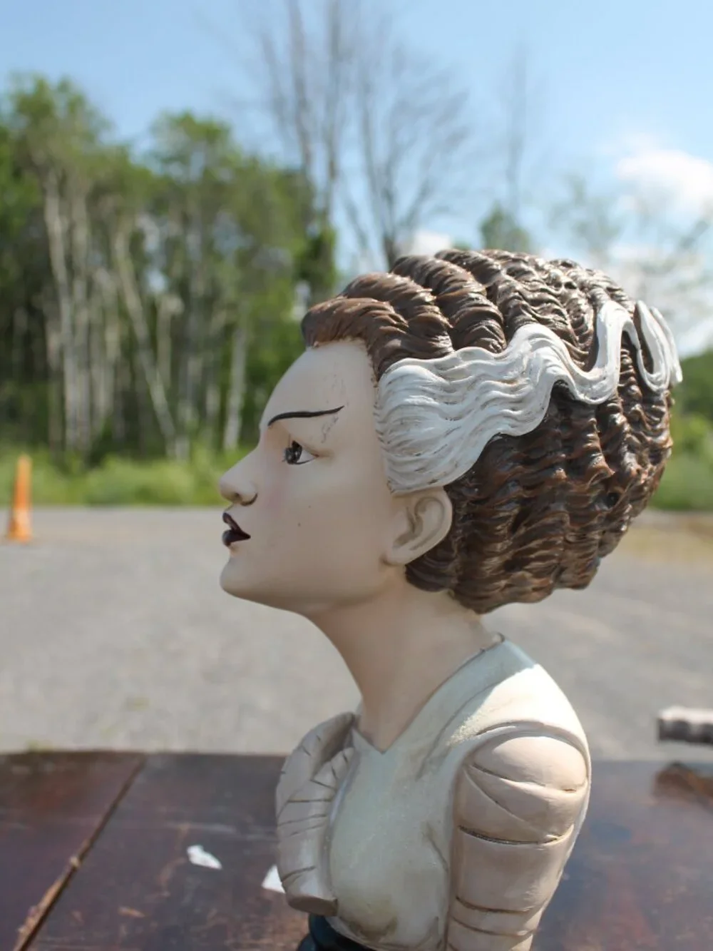 Frankenstein and Bride of Frankenstein Busts